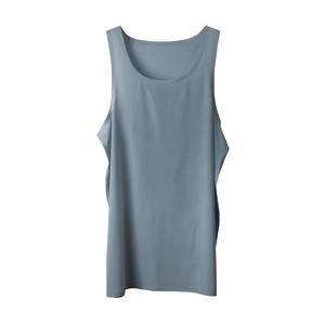 Waistcoat <b>Men</b> Ice Silk Seamless Wear Undershirt <b>Men</b> Sleeveless <b>Underwear</b> Pure White <b>Sports</b> Hurdles Summer Thin Base Shirt - Product Image 3