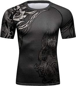 Rashguards haute performance |   Chemises de compression en spandex et polyester |   Vêtements de surf et de sport anti-UV - Product Image 3