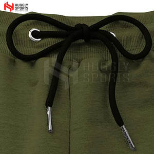 Pantalones cortos de gimnasio informales más vendidos 100% algodón sólido medio secado rápido nueva llegada con logotipo personalizado último diseño a bajo precio - Product Image 4