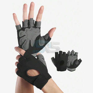 Guantes de gimnasio de medio dedo para mujer, guantes transpirables para entrenamiento, guantes deportivos con logotipo personalizado para levantamiento de pesas, culturismo - Product Image 4