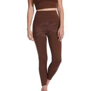 Leggings décontractés pour femmes, taille mi-haute, respirants, longueur genou, imprimés sur mesure, haute qualité, pour la gym, prix usine - Logo personnalisé - Product Image 1