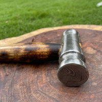 Marteau en acier Damas de qualité supérieure, outil artisanal fait à la main pour la menuiserie, la fabrication de couteaux et les projets créatifs