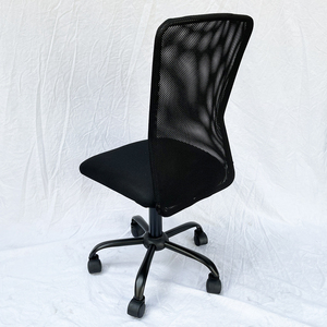 Chaise pivotante GSP02, chaise minimaliste à hauteur réglable avec dossier et accoudoirs en maille pour la maison, le bureau ou l'hôpital - Product Image 6