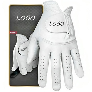 ถุงมือกอล์ฟหนังแกะใหม่ออกแบบเองหนังแท้ OEM - Product Image 1