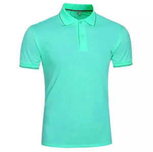 Meilleures ventes pour hommes 100% coton pour polos Design personnalisé Tissu tricoté de haute qualité Motif solide pour l'été - Product Image 1