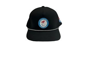 Relicstar Gorra de Béisbol de Lujo de 5 Paneles con Visera Curva Estructurada, Impermeable, con Parche de PVC y Logotipo Bordado, Gorra de Golf con Cuerda - Product Image 2