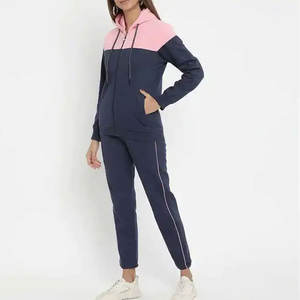 Conjuntos de pantalones de chándal y sudadera de color sólido de talla grande para mujer Conjuntos de chándales deportivos de manga larga para Otoño e Invierno - Product Image 2