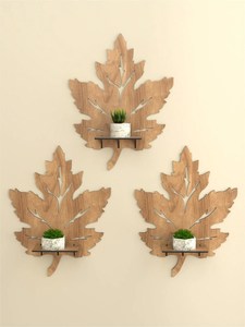 New Tree Leaves <b>Shelf</b> Wall Mounted Storage <b>Shelves</b> for Home Hotels Living Room Kitchen Bathroom Home Decor Accessories Wholesale - Product Image 5