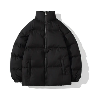 Vente en gros de vestes matelassées en toile de haute qualité pour hommes, manteaux de créateurs grande taille avec fermeture à glissière, vestes d'hiver grande taille - Product Image 4