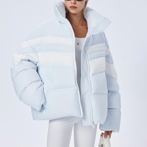 Nuevas Chaquetas Acolchadas de Invierno para Mujer, Manga Larga, Color Sólido, Tallas Grandes, Casuales y Cálidas - Product Image 1