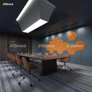 แผงอะคูสติกตกแต่ง3D ใหม่สำหรับตกแต่งภายในบ้านและห้องนอน - Product Image 3