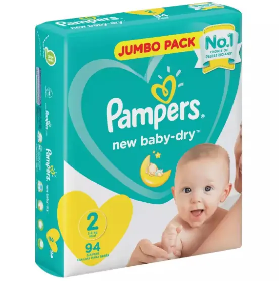 Jumbo bag Pampers Baby Dry Disposable Diapers