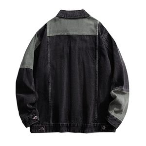 Fashion <b>Denim</b> Winter <b>Jacket</b> For Men <b>Lightweight</b> Casual Outerwear Modern Stylish Coat Comfortable Clothing For Everyday Outfits - Product Image 2