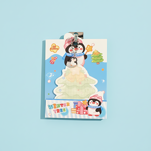 Bloc de Notas Adhesivas Promocionales de Invierno Jot & Jingle para una Entrega de Mensajes Eficaz - Product Image 3