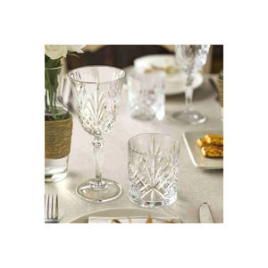 Melodia 6-Piece Water Glass Set Premium Crystal <b>Frames</b> for Elegant Home Decor - Product Image 2