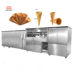 Giá tốt nhất thương mại tự động đường <span class=keywords><strong>Biscuit</strong></span> Ice Cream Cone làm dây chuyền sản xuất cán Waffle Cone Maker máy để bán - Product Image 5