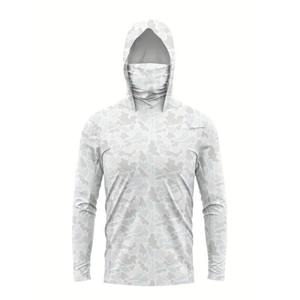 Sweat à capuche de pêche personnalisé à séchage rapide en polyester avec impression par sublimation, faible MOQ, protection UPF 50 - Product Image 3
