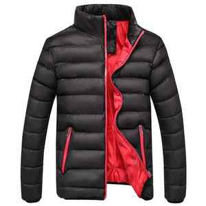 Couleur unie Orange Élégant manches longues matelassé bulles gilet fermeture éclair complète respirant haute qualité classique tendance Cool bulle veste - Product Image 6