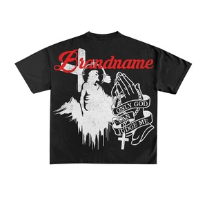 Camiseta de Cuello Redondo con Estampado Gráfico Personalizable para Hombre, de la Mejor Calidad, Ajuste Holgado, Fabricante Profesional a Precios de Mayoreo - Product Image 3