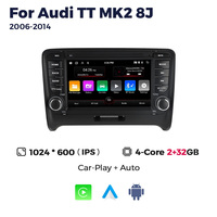MEKEDE MN-TT-H2 voiture Navigation Headunit voiture écran Android Mp3 lecteur vidéo Radio pour Audi TT MK2 8J 2006-2014