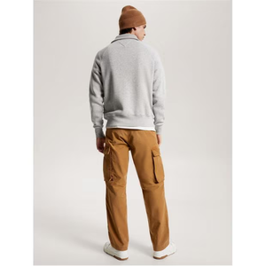Sudadera Deportiva con Capucha para Hombre, Estilo Atlético, Color Sólido, Felpa, para Invierno, Lisa, Teñida, para Adultos - Product Image 3