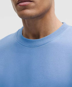 Sweat-shirt à col rond avec logo personnalisé en coton molletonné épais Fabricant OEMODM Poignets côtelés Approvisionnement en gros en vrac - Product Image 4