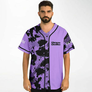 Camiseta de Béisbol Personalizada para Hombre, Sublimada, Transpirable, de Poliéster, de Secado Rápido, Antibacteriana, con Cuello de Botones, Hecha en Pakistán - Product Image 3