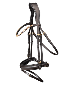 Cabestros de cuero de estilo occidental para montar a caballo, equipo ecuestre de alta calidad - Product Image 1