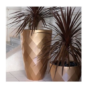 Nouvel arrivage de grands pots de fleurs, lot de deux design moderne en métal et fer, taille personnalisée, couleur utilisée pour la décoration intérieure - Product Image 4
