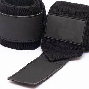 Sangles de musculation respirantes en coton pour le poignet, réglables, antidérapantes, avec logo personnalisé, pour la musculation, prix raisonnable - Product Image 6