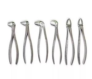 Ensemble de forceps d'extraction dentaire manuels à vente chaude, kit d'instruments chirurgicaux dentaires de qualité supérieure, acier inoxydable, poignée ergonomique - Product Image 4
