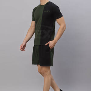 Vente flash - T-shirt et short pour homme de qualité supérieure, 100% coton, séchage rapide, respirant, léger, pour usage extérieur, pour adultes - Product Image 2