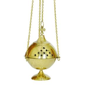 Brûleur à Bakhoor d'intérieur en laiton au design classique, qualité supérieure, taille personnalisée, couleur or, brûleur à Oud de table - Product Image 1