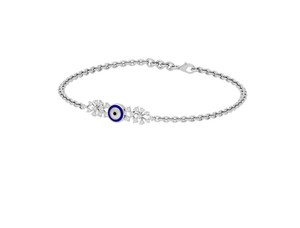 IGI Certified Lab Grown Round Brilliant Cut Diamond Charm Bracelet in 14K Yellow / White / Rose Gold - Product Image 4