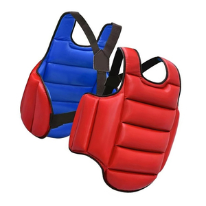 2022 personnalisé boxe MMA corps protecteur respirant cuir poitrine garde pour entraînement intensif - Product Image 2