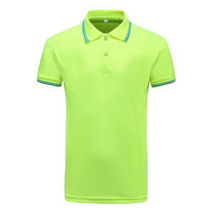 เสื้อโปโลผ้าฝ้ายผ้าไหมปักโลโก้เสื้อโปโลกอล์ฟแบบเรียบ - Product Image 1