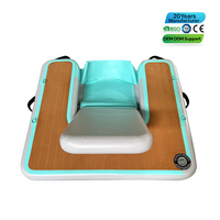Chaise gonflable flottante Drop Stitch |   Coussin gonflable flottant pour piscine, lac, bateau, chaise longue en tissu PVC résistant