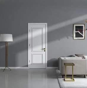 Porte intérieure moderne italienne en HDF, nouvelle conception, imperméable, finition de haute qualité, pour appartement, villa, projet résidentiel, CAESAR DOOR, vente chaude - Product Image 2