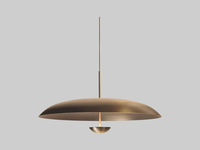 Plafonnier LED moderne Sputnik à trois lumières, dimmable, finition double or, style mi-siècle, pour la maison et le bureau