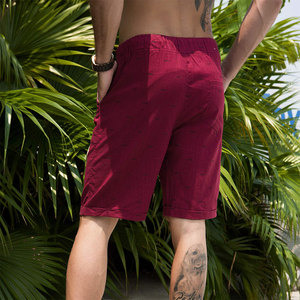 Pantalones Cortos Deportivos para Hombre, Diseño Popular OEM, Sublimación, 100% Algodón, Secado Rápido, Transpirables, para Playa o Piscina - Product Image 4