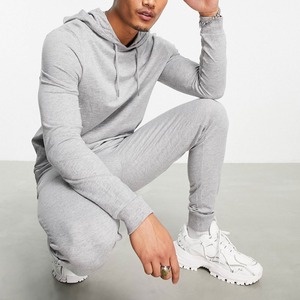 2026 In Stock Spring Autumn pullover pattern men tracksuit long sleeved hoodie& joggers Thermal Warm Breathable Fitness 2pcs set - Product Image 5