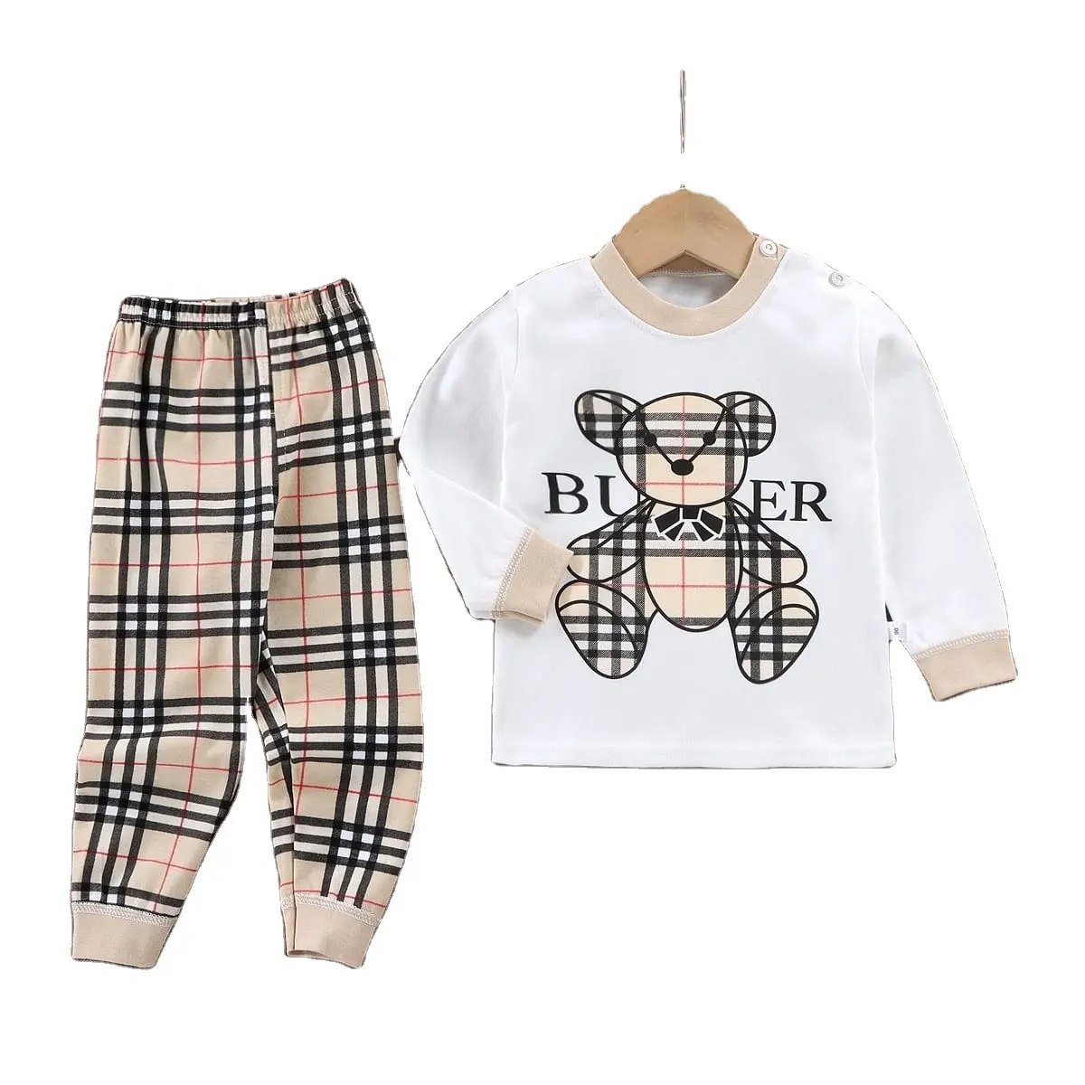 Baby Jungen Kleidung Boutique Outfits niedlichen Druck Langarm Top Hosen 2 Pcs Kleinkind Kinder Kleidung Set Kinder Kleidung Set