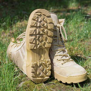 <b>Mens</b> 8 Inch Ceremonial Tactical Outdoor Boots <b>Waterproof</b> Leather Hiking, Work & Rugged Riding Boots - Product Image 3