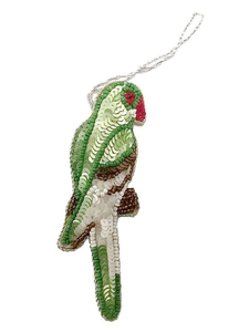 Breloque de sac de luxe faite à la main avec perles brodées, motif cercle, porte-clés pour sacs - Product Image 3