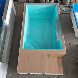 Piscina Elevada de FRP, 10 mm de Grosor, Resistente a los Rayos UV, Ecológica, Duradera, Rectangular, Fácil de Instalar, Escalera de Seguridad para Niños - Product Image 5