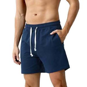 Lightweight Solid Color <b>Men's</b> Jogging <b>Shorts</b> Summer Cotton Beach <b>Shorts</b> with Drawstring Fashionable Breathable <b>Short</b> Clothing - Product Image 5