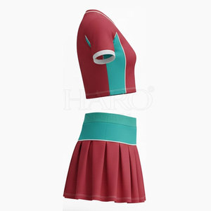 Uniforme clásico de porristas con MOQ bajo para niñas, mujeres y equipos. Colores, tallas y logotipo a juego disponibles. - Product Image 3