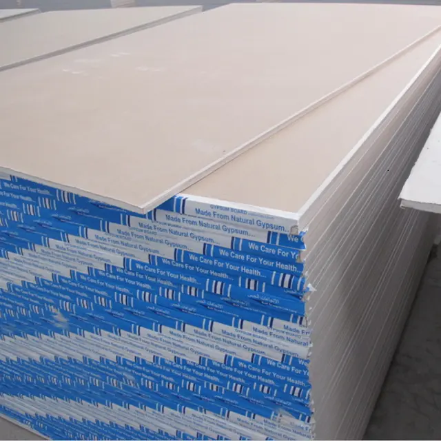 कम कीमत मानक आकार drywall/plasterboard/पानी के सबूत जिप्सम बोर्ड 1220*2400 Linyi से