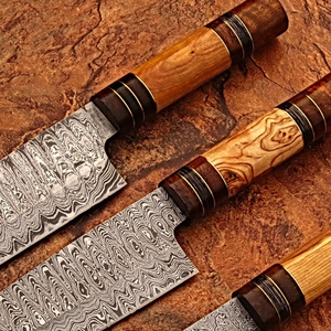 Cuchillo de chef de alta calidad, acero inoxidable, acero de Damasco para cortar carne y verduras, cuchillo de cocina a precio razonable - Product Image 3
