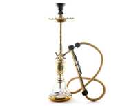 Nouveau style, design créatif, luxe, finition laquée personnalisée, ensemble de chicha Farida en laiton massif de type droit et haut, 85 cm